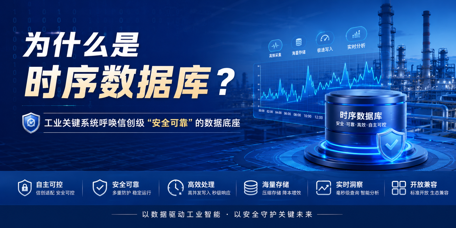 为什么是时序数据库？工业关键系统呼唤信创级“安全可靠”的数据底座